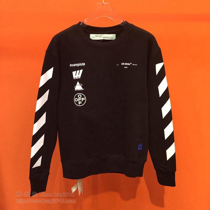 OffWhite男裝 19-20FW新款 最高品質 off男士圓領男衛衣 男士秋季新款單品  tzy2339